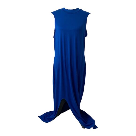 Women’s Size 2X Dress Absolutely Love It Blue Light Weight Sleeveless - Picture 1 of 9